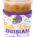 Tailgates in Baton Rouge Medium Iced Cup Coolie