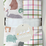 Zoo Crew Burp Cloth Set