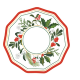 Home for the Holidays Wavy Appetizer Plate set of 8
