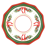 Home for the Holidays Wavy Dinner Plate set of 8