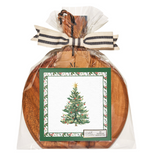 Home for the Holidays Acacia Bevel Board Gift Set