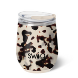 Blonde Tortoise Stemless Wine Cup 12oz