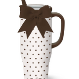 Mocha Dots Mega Mug 40oz