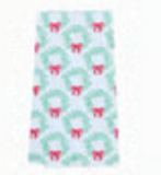 Wreath and Ribbon Quickdry Kitchen Towel