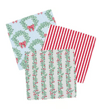 Wreath and Ribbon Quickdry Dish Towels