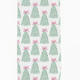 Rosy Woodlands Pattern Tea Towel