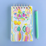 Samantha Jezek Art Spiral Top Notebook