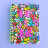 Chloe Floral Doodles and Dreams Spiral Notebook