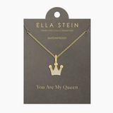 Gold Queen of All Things Pendant Necklace