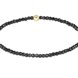 Classic Faceted hermatite 2mm Bracelet