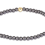 Classic Pearl Dark Grey Bracelet