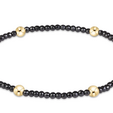 Presence Faceted Hermatite 2mm Bracelet