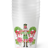 Poinsettia Nutcracker Frost Flex 20oz Cups
