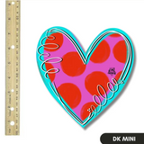 Teal Heart Mini
