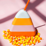 Candy Corn Sipper with Straw