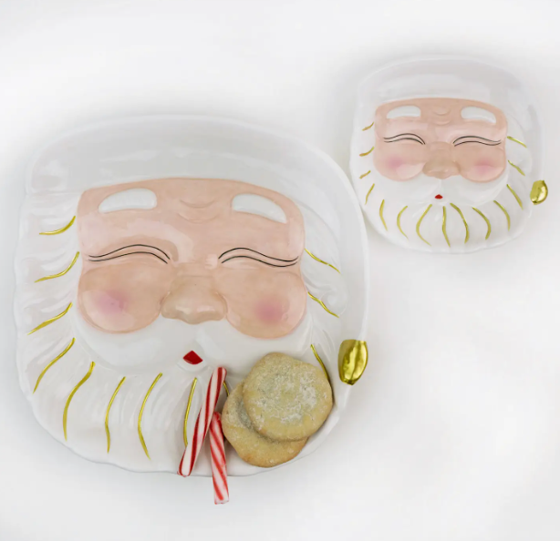 Santa Dessert Plate