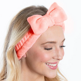 Plush Bow Spa Headbands