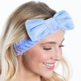 Plush Bow Spa Headbands