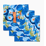 Floral Initial Dishcloth Set