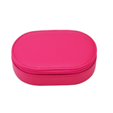 Leah Oval Travel Jewelry Case