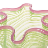 Swirl Flare Hand Blown Vase
