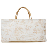 Toile Hamper/Storage Tote