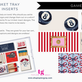 Acrylic Trinket Tray Insert: GameDay Oxford
