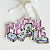 Mahjong Christmas Ornament