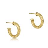 Enewton Round Gold 0.5" Hoop
