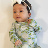 Hydrangea Knotted Infant Gown