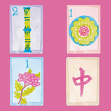Bam Crack Dot Mahjong Coasters