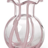 Ruffled Ribbon Vase