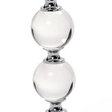Bobbin Crystal Taper Candleholder