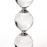 Bobbin Crystal Taper Candleholder