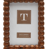 Hand-Carved Bobbin Photo Frame