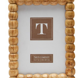 Hand-Carved Bobbin Photo Frame