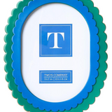 Double Scallop Blue/Green Frame