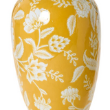 Yellow Floral Vase