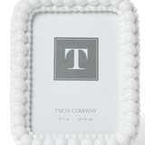White Double Hobnail Frame
