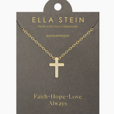 Gold Keep the Faith! Pendant Necklace