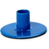 Blue Taper Candleholders