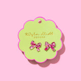 Confetti Bow Stud