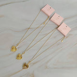 Initial Heart Necklace: K
