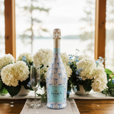 Beau Bottles Grandmillenial Blue Bows - Prosecco Collection