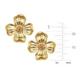 Susan Shaw: Dogwood Flower Stud Earrings