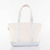 Medium Metallics Classic Canvas Totes