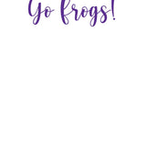 Go Frogs Notepad