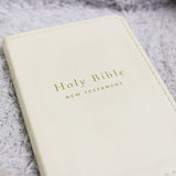 NIV Tiny Testament Bible New Testament Leathersoft White