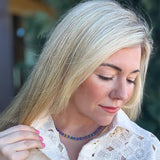 Camille Blue Multi-Colored Beaded Necklace