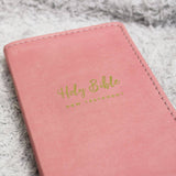 NIV Tiny Testament Bible, New Testament Leathersoft Pink